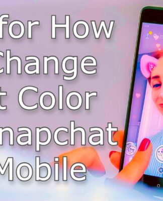 Change Text Color On Snapchat