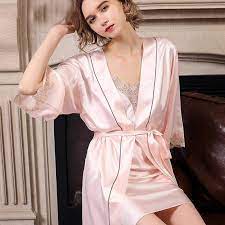 19 Momme Silk Nightgown and Robe Sets Silk luxury Sleepwear – slipintosoft