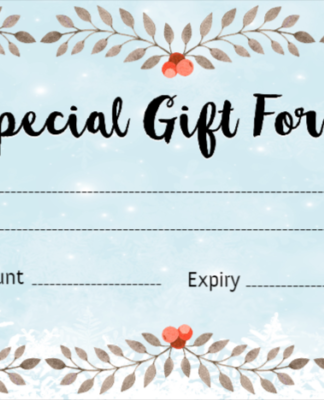 How to Create Your Gift Certificates!